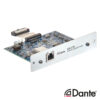 Cloud CDI-CV4 4-channel Dante digital input card for CV Series power amplifiers.