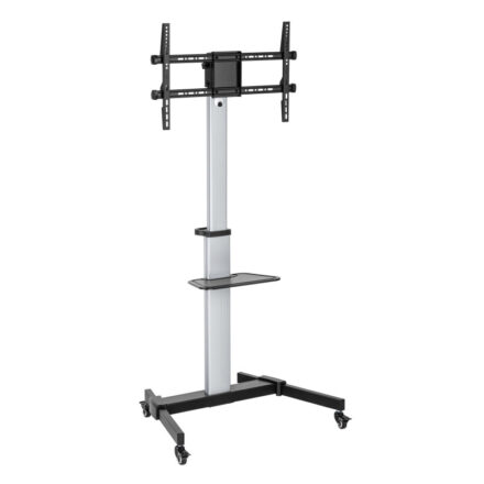 Portrait To Landscape Floor Trolley (37inch-86inch, Max VESA 600x400, Max Weight 50kg)