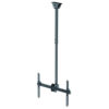 LC94601L telescopic ceiling mount with a single screen bracket, shown suspended from a ceiling fixing plate on an adjustable-length pole.
