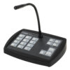 Cloud Electronics PM12EK twelve-zone digital paging microphone with gooseneck mic and numbered zone select buttons.