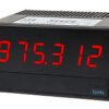 FEC-NBT digital panel meter with red LED display, showing a scaled numeric reading.
