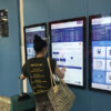 Indoor digital screen with or without touch screen