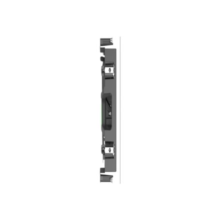 Side profile of an SP Series rental cabinet LED panel, showing its slim depth and edge-mounted connectors.
