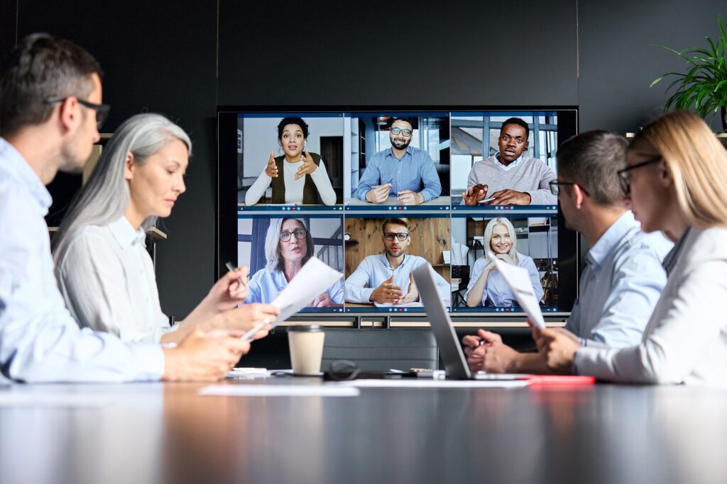 LED displays in the boardroom