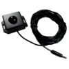 DV-PIR2 passive infrared motion sensor with pre-wired cable and 3.5mm jack connector, used to trigger interactive media playback.