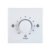 Cloud CVC-6 white 100V line attenuated volume control wall plate, showing 10-step rotary dial with off position.