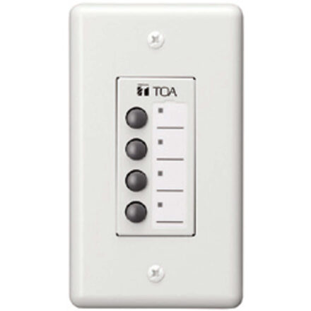 TOA ZM-9011 - M-9000 Series Remote Control Panel - Four Button
