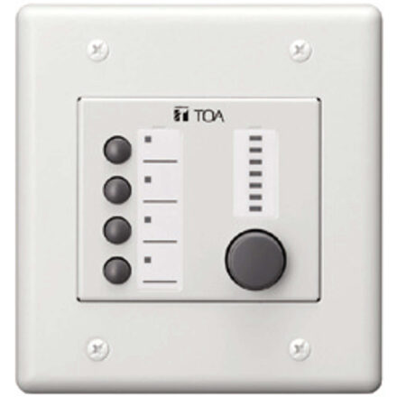 TOA ZM-9014 - M-9000 Series Remote Control Panel - Four Button & V/C