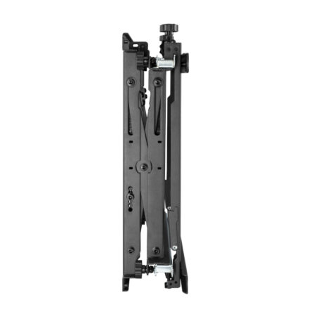 LC1346T video wall mounting bracket shown in its fully retracted, flush position, with the scissor mechanism closed.