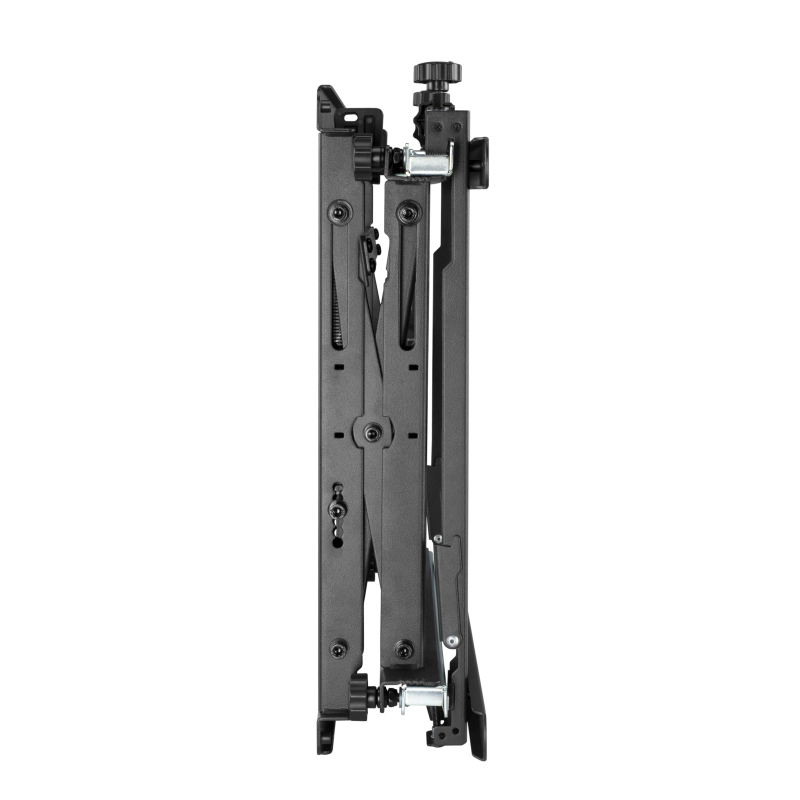 LC1346T Video Wall Mount – Retracted, Flush Position LC1346T video wall mounting bracket shown in its fully retracted, flush position, with the scissor mechanism closed.