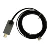 USB to RS485 adaptor cable with RJ-format connector, coiled cable length, and in-line indicator light.