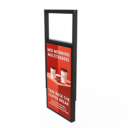 Double sided ultra-high brightness window display